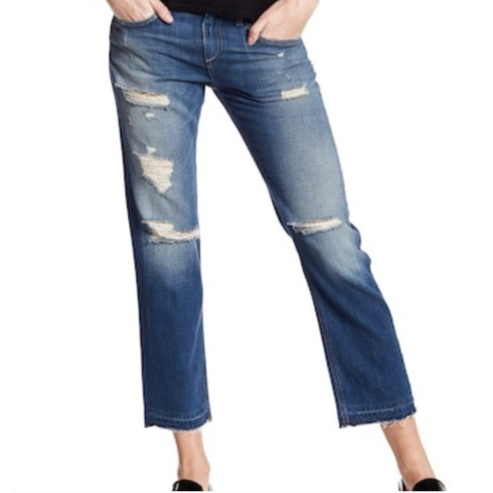 Rag & Bone X Boyfriend in Doris Blue Jeans Size 26